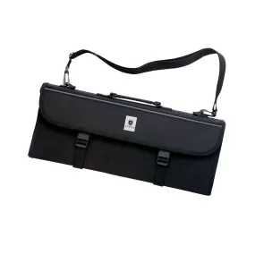 17 Pocket Black Knife Bag