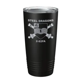 2-82FA Steel Dragons Laser Tumbler