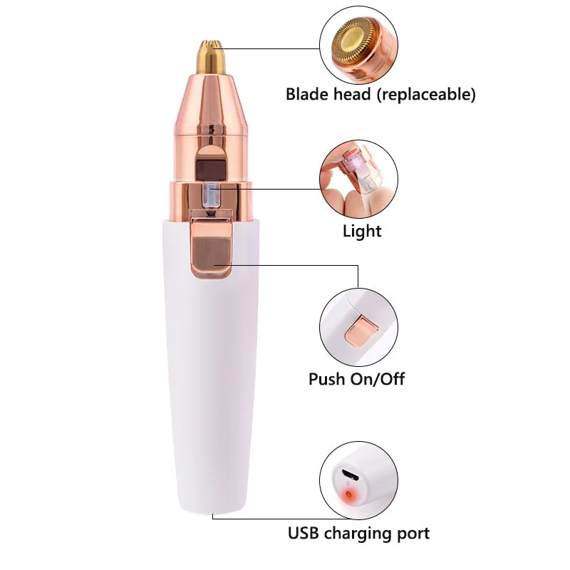 2 In 1 Electric  USB Rechargeable hair remover