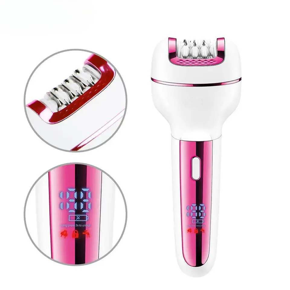 3 in1 Epilator Women Electric Shaver For Face & Body Rechargeable Lady