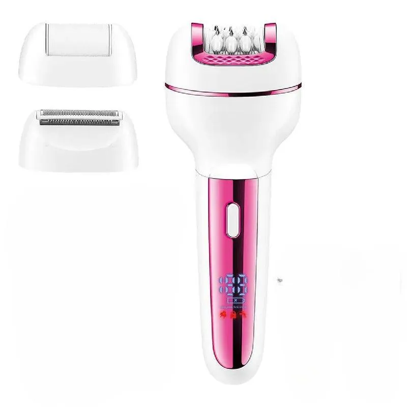 3 in1 Epilator Women Electric Shaver For Face & Body Rechargeable Lady