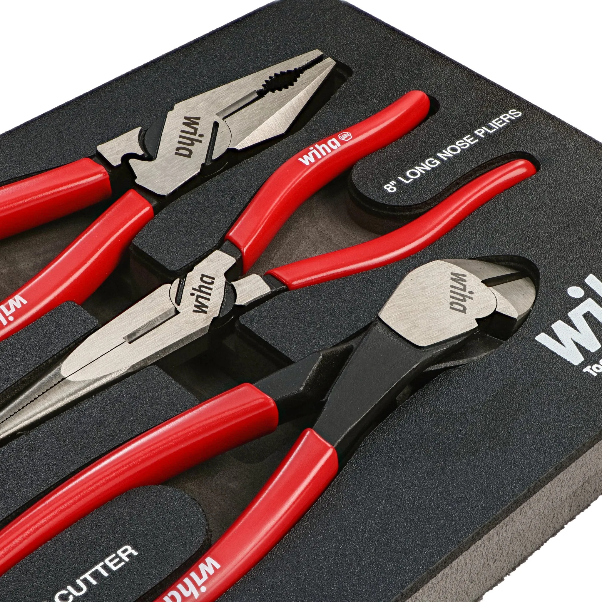 3 Piece Classic Grip Pliers and Cutters Tray Set