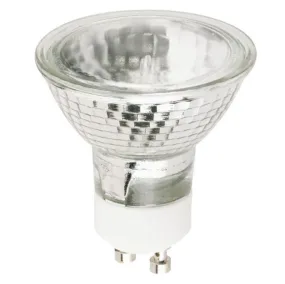 35 Watt MR16 Halogen Flood Clear Lens GU10 Base, 120 Volt, Card