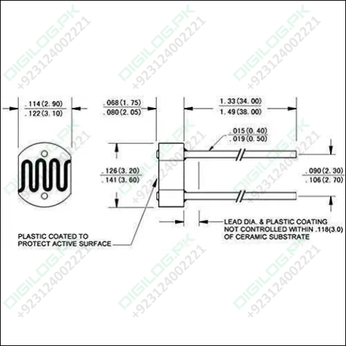 3mm Ldr Sensor Light Dependent Resistor Sensor