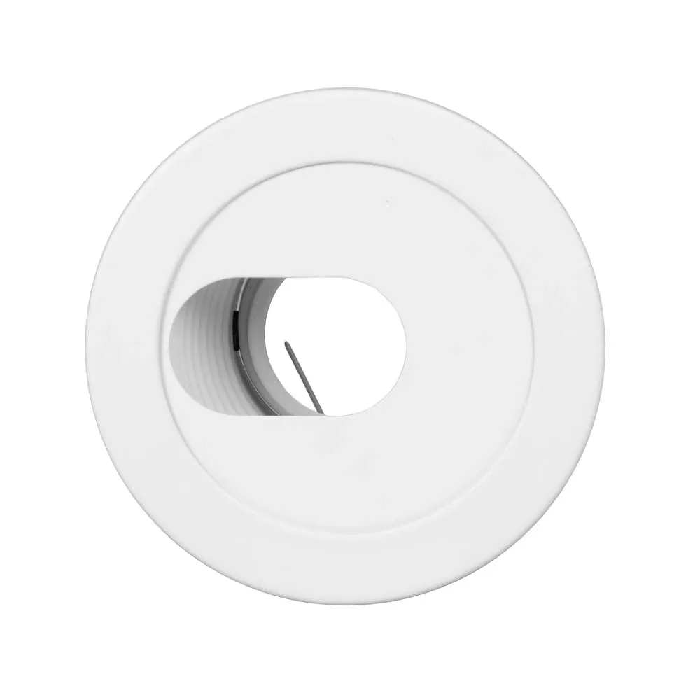 4 in. White Recessed Slot Aperture Trim for MR16 Bulb