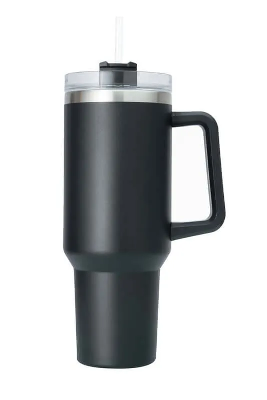 40oz Vacuum-Sealed Insulated Grip Tumbler