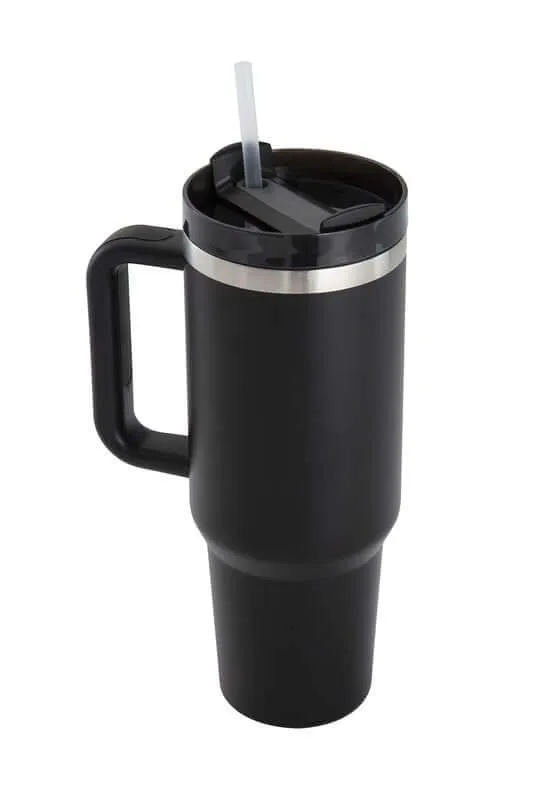 40oz Vacuum-Sealed Insulated Grip Tumbler