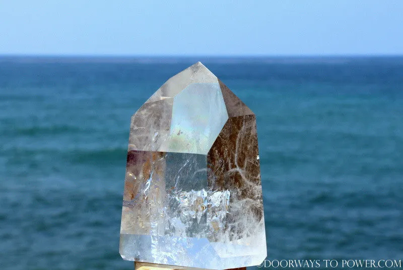 5" Powerful John of God Quartz Casa Crystal Point Altar Stone 3 lbs