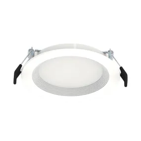 6" Edge-Lit Wafer LED Canless Recessed Light, 1100 Lumens, Selectable 2700K to 5000K, Baffle Trim