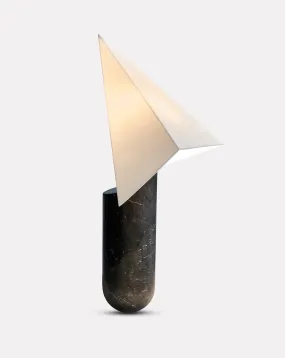 Acme Black Marble Table Lamp