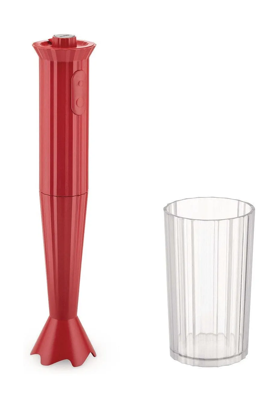 Alessi Plissé Hand Blender, Red