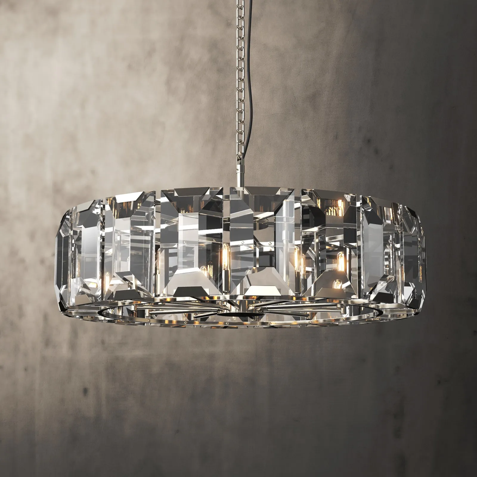 ALLYSON 800mm Contemporary K9 Crystal Chandelier 10*E14