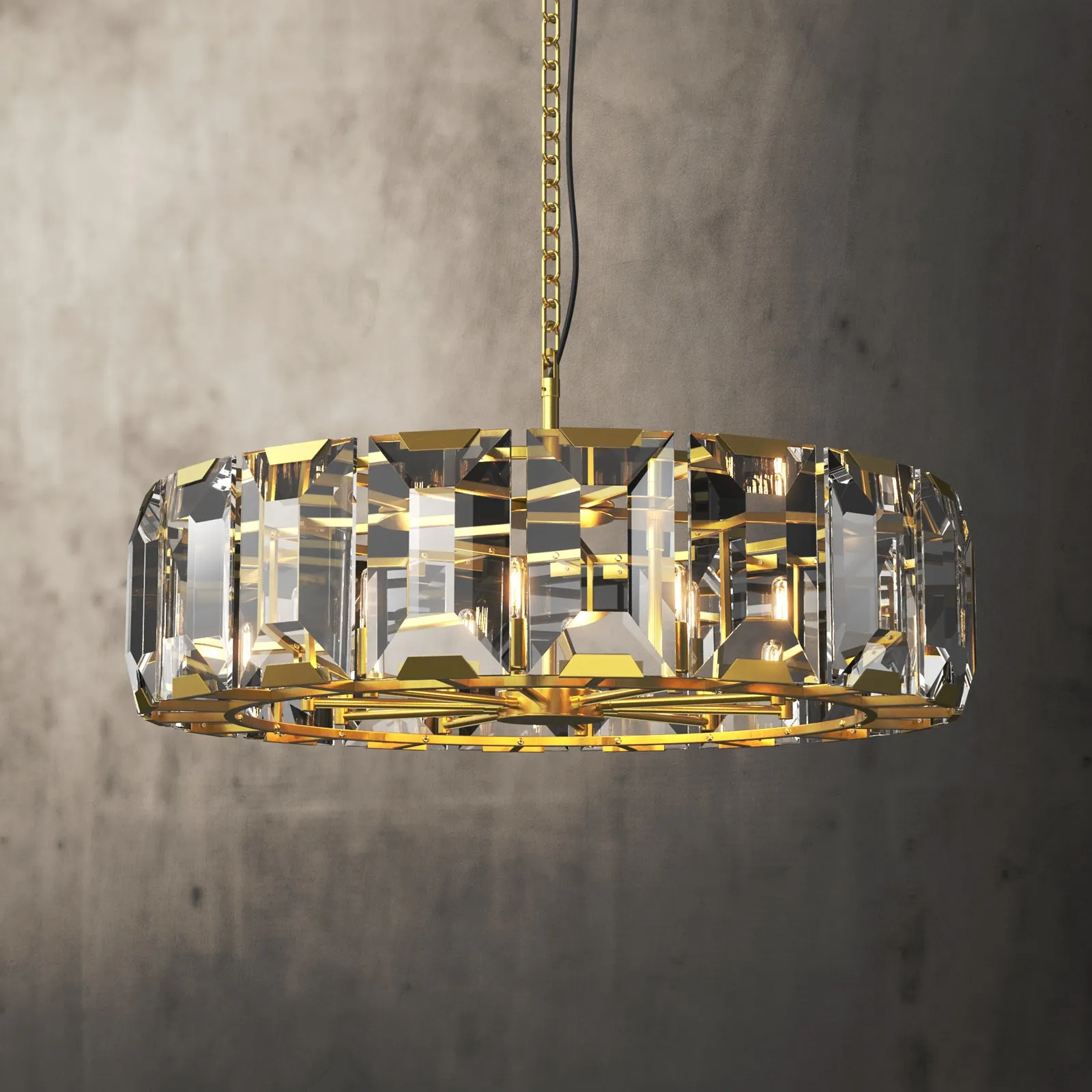 ALLYSON 800mm Contemporary K9 Crystal Chandelier 10*E14