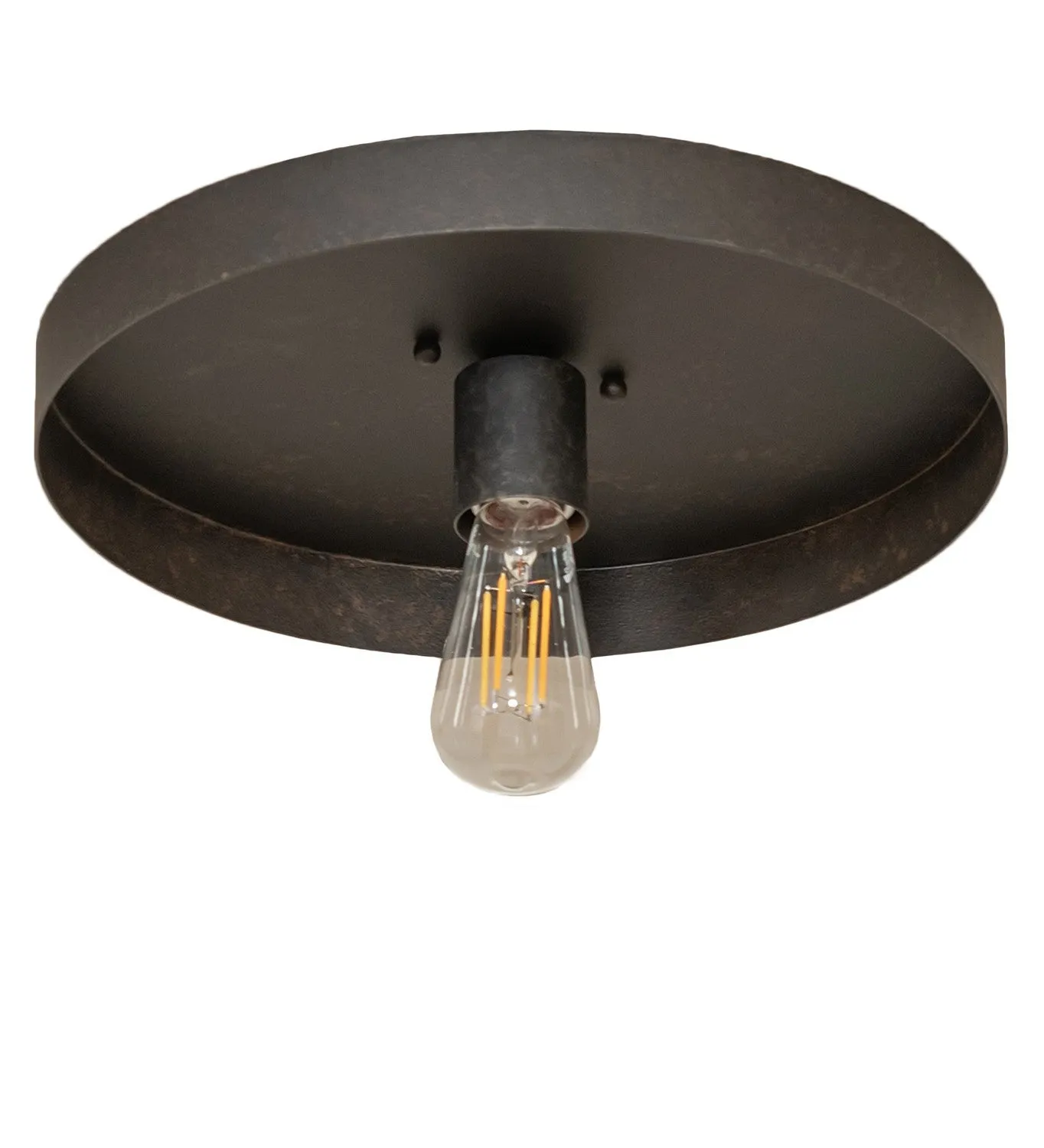 Alva Cap One Light Flushmount