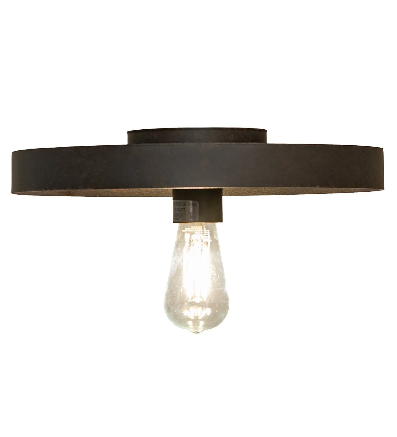 Alva Cap One Light Flushmount