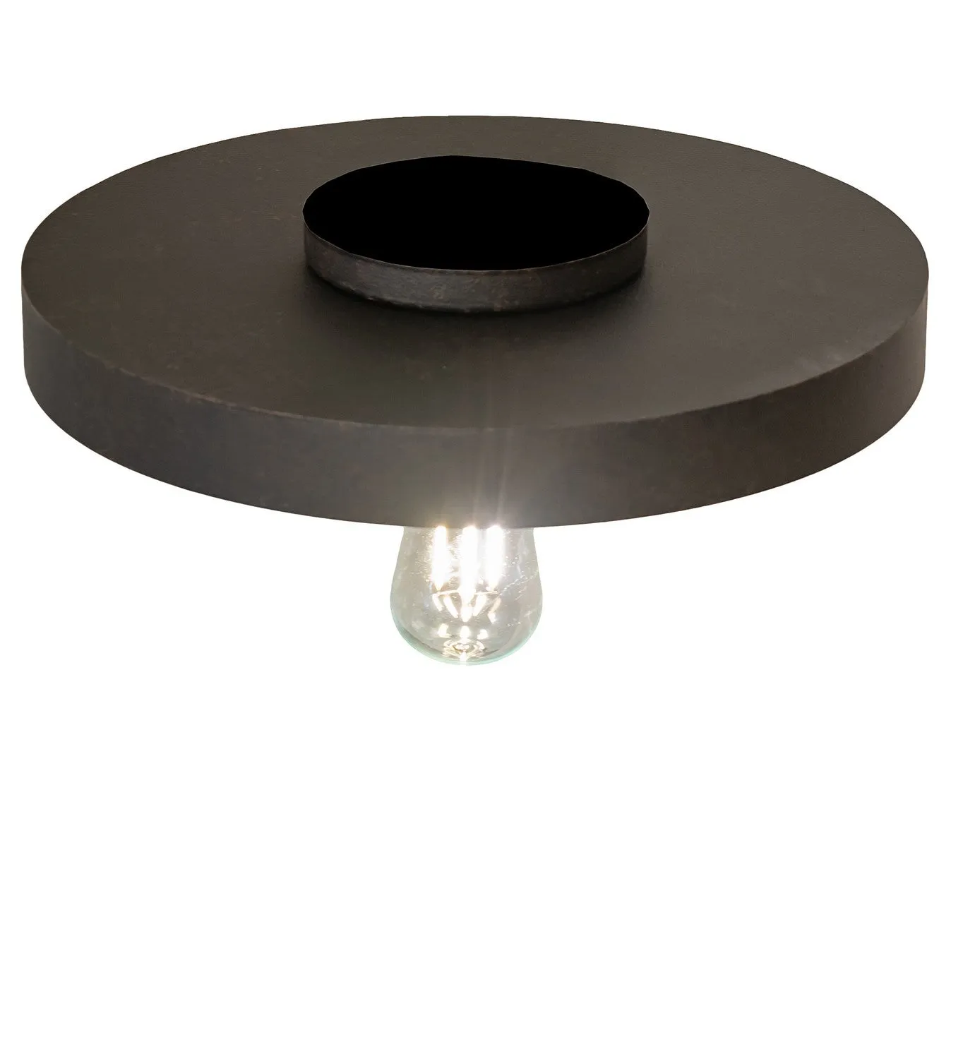 Alva Cap One Light Flushmount