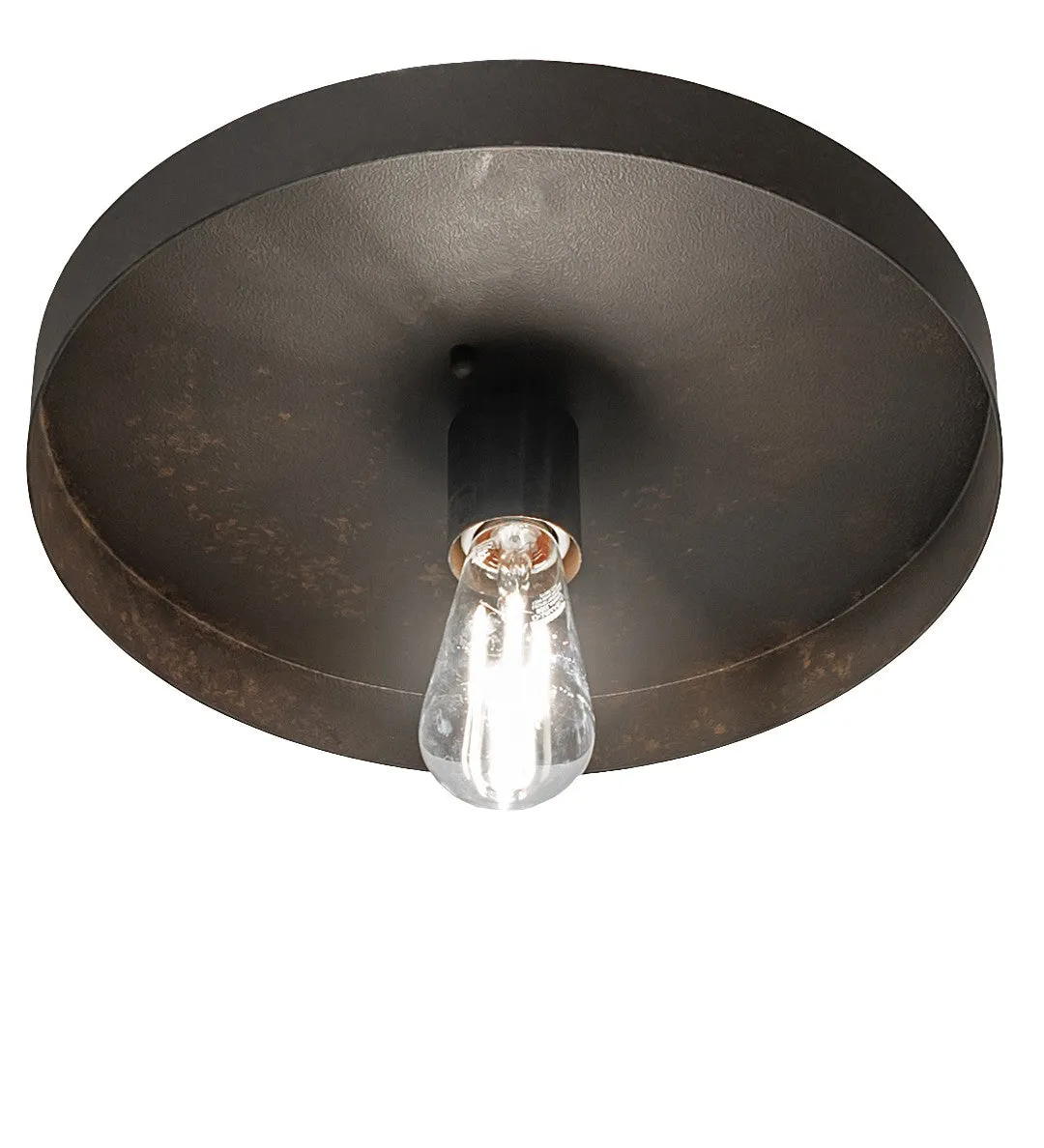 Alva Cap One Light Flushmount