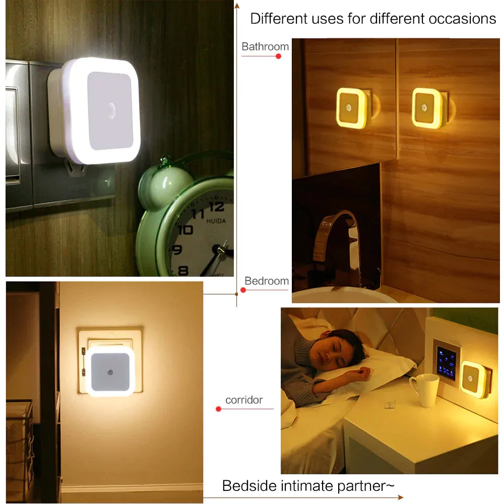 Ambient Sensor LED Night Light For Room - ( Pack of 3 )