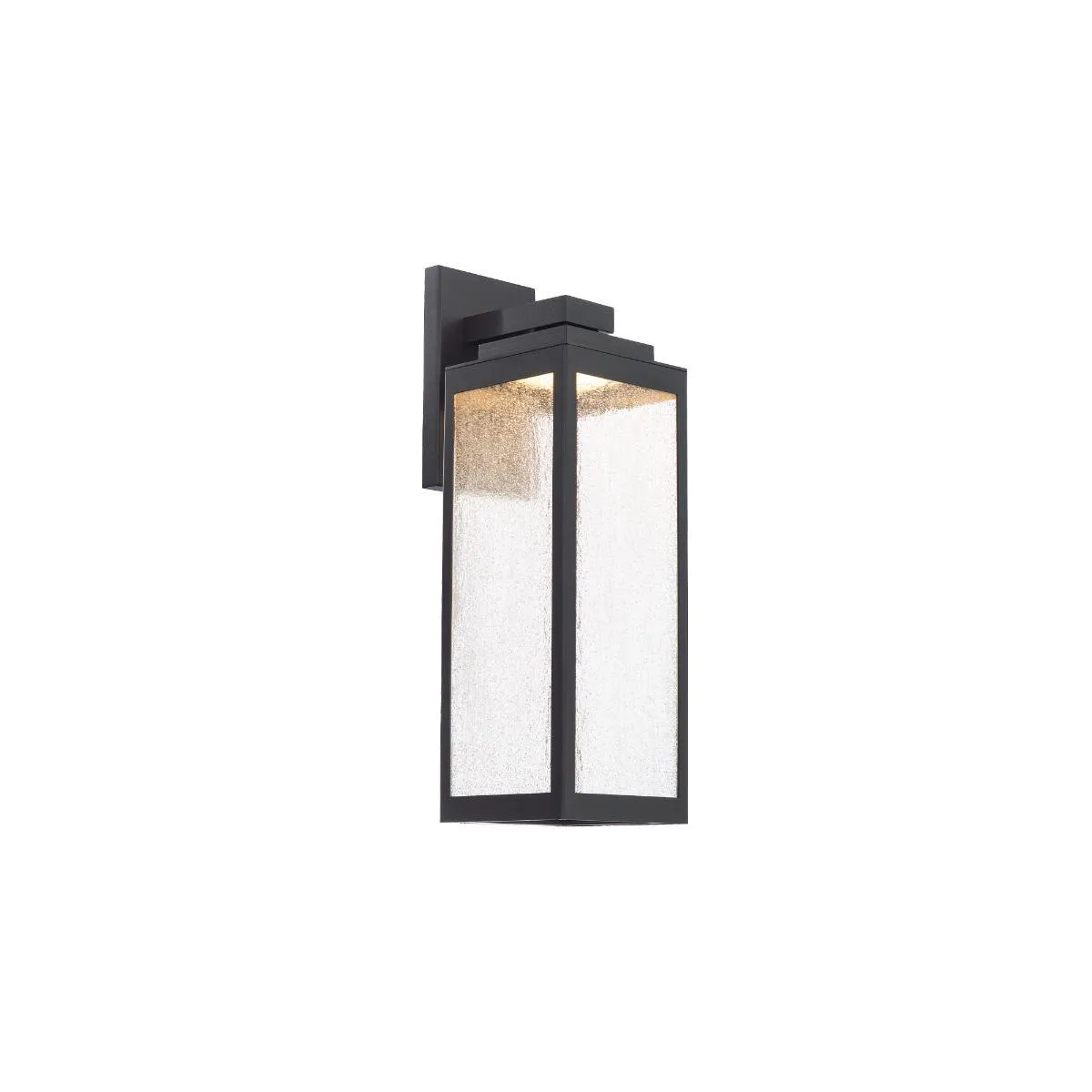 AMHERST 18 in. LED Outdoor Wall Lantern 3000K Black Finish