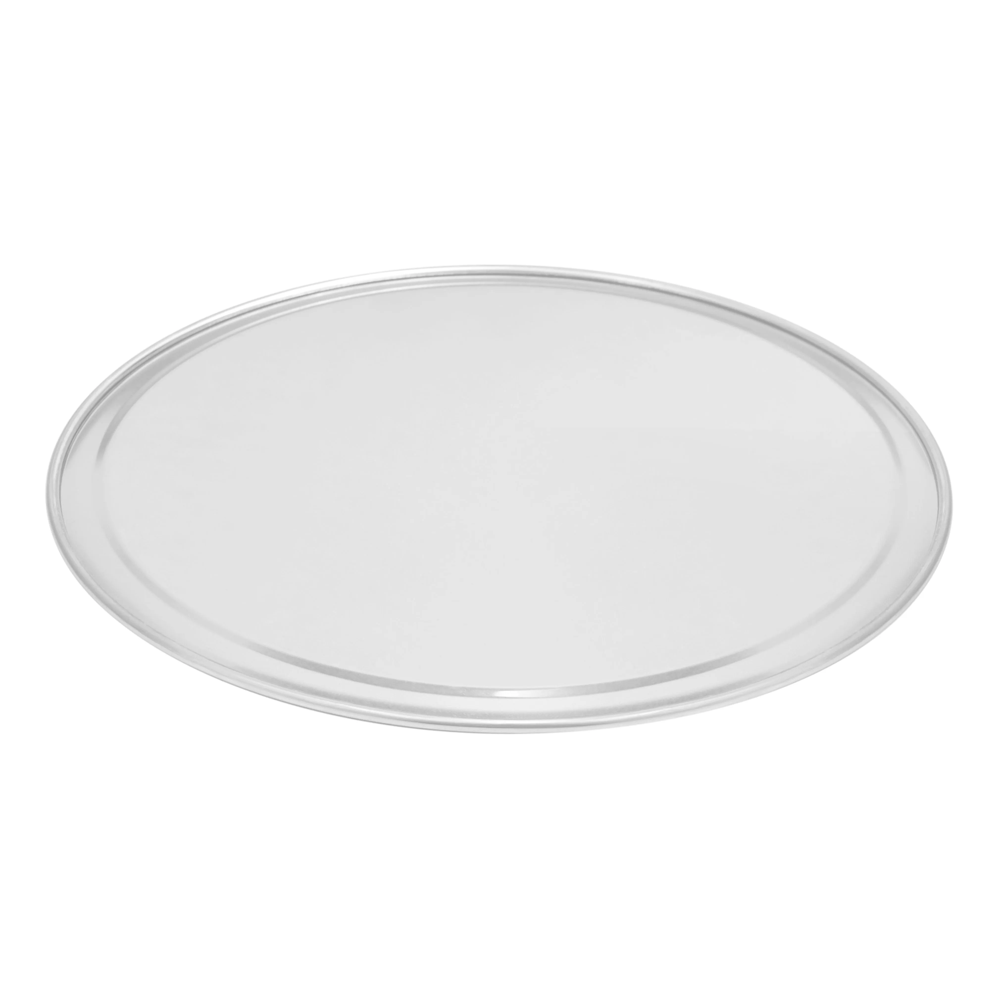 Anygleam 14 Inches Pizza Tray Aluminum Round Rimmed Non stick Metallic Dish Cake Baking Pan for Kitchen