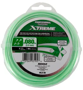 Arnold Xtreme Professional WLX-80 Trimmer Line, 0.080 in Dia, 40 ft L, Monofilament :EA: QUANTITY: 1