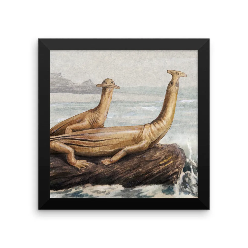 Atopodentatus framed print