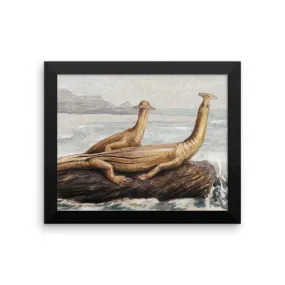 Atopodentatus framed print