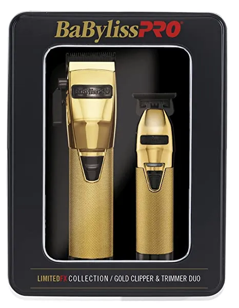 Babyliss Pro LimitedFx Limited Edition Gold Clipper And Trimmer Set