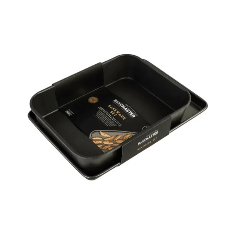 Bakemaster Roasting Tray Twin Pack