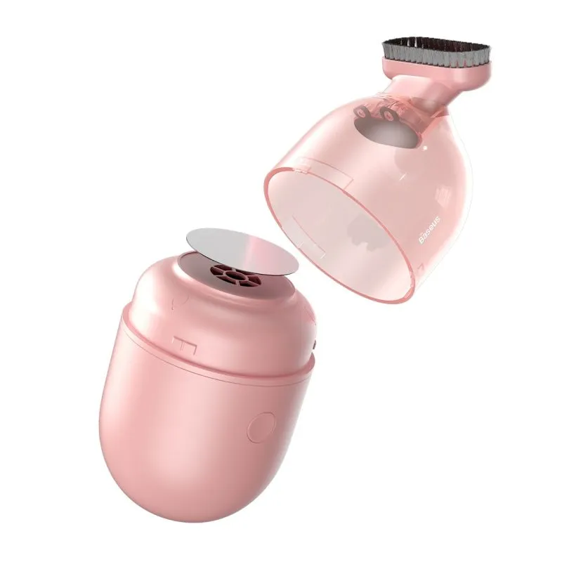 Baseus C2 Desktop Capsule Vacuum Cleaner - 1000pa Suction / Pink