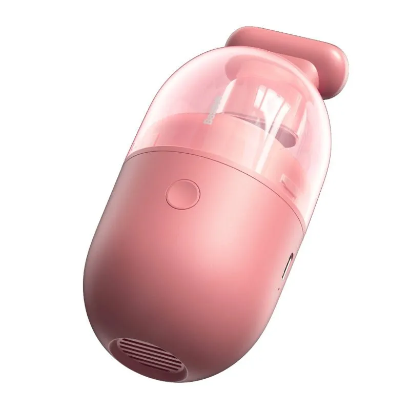 Baseus C2 Desktop Capsule Vacuum Cleaner - 1000pa Suction / Pink