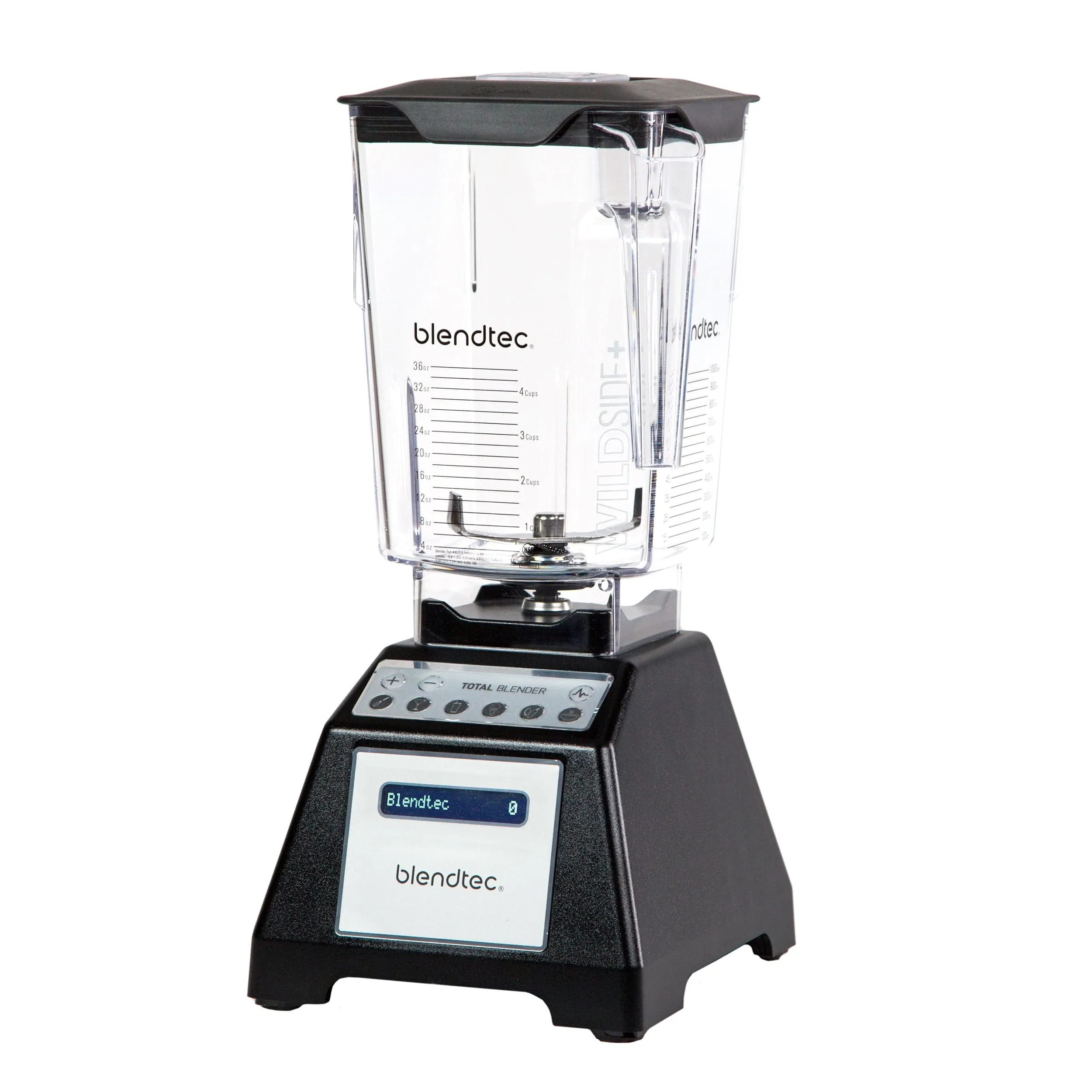 Blendtec Total Classic Original WildSide  90oz Jar Professional Grade Power Blender Black - Certified Refurbished