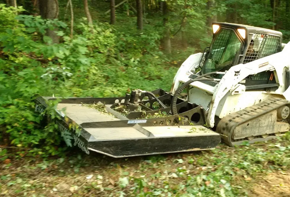 BLUE DIAMOND heavy duty series brush cutters for skid steers