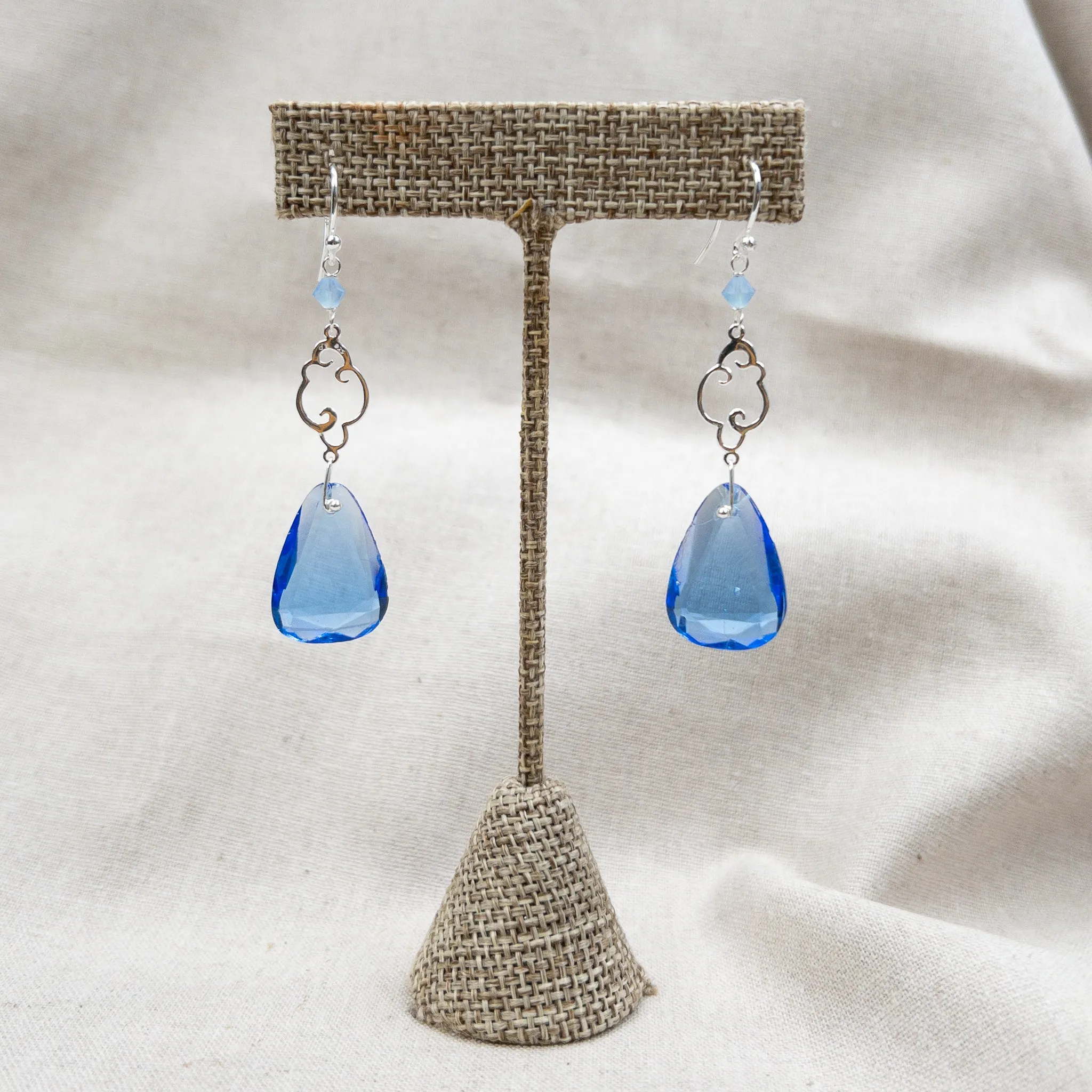 Blue Skies Earring Kit (Sterling Silver) - Kit or Finished Earrings (KT99)