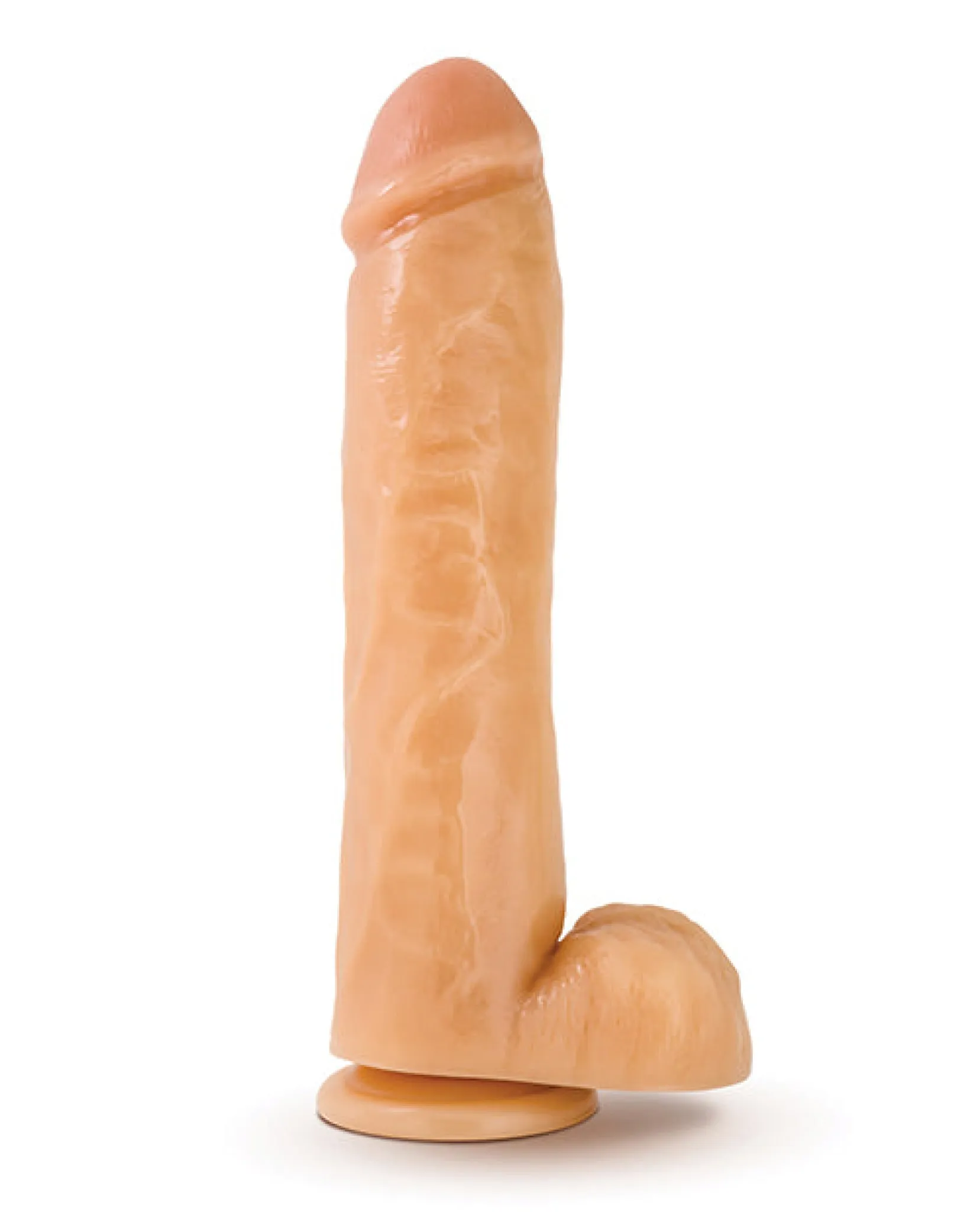 Blush Hung Rider Hammer 10" Dildo W-suction Cup - Flesh