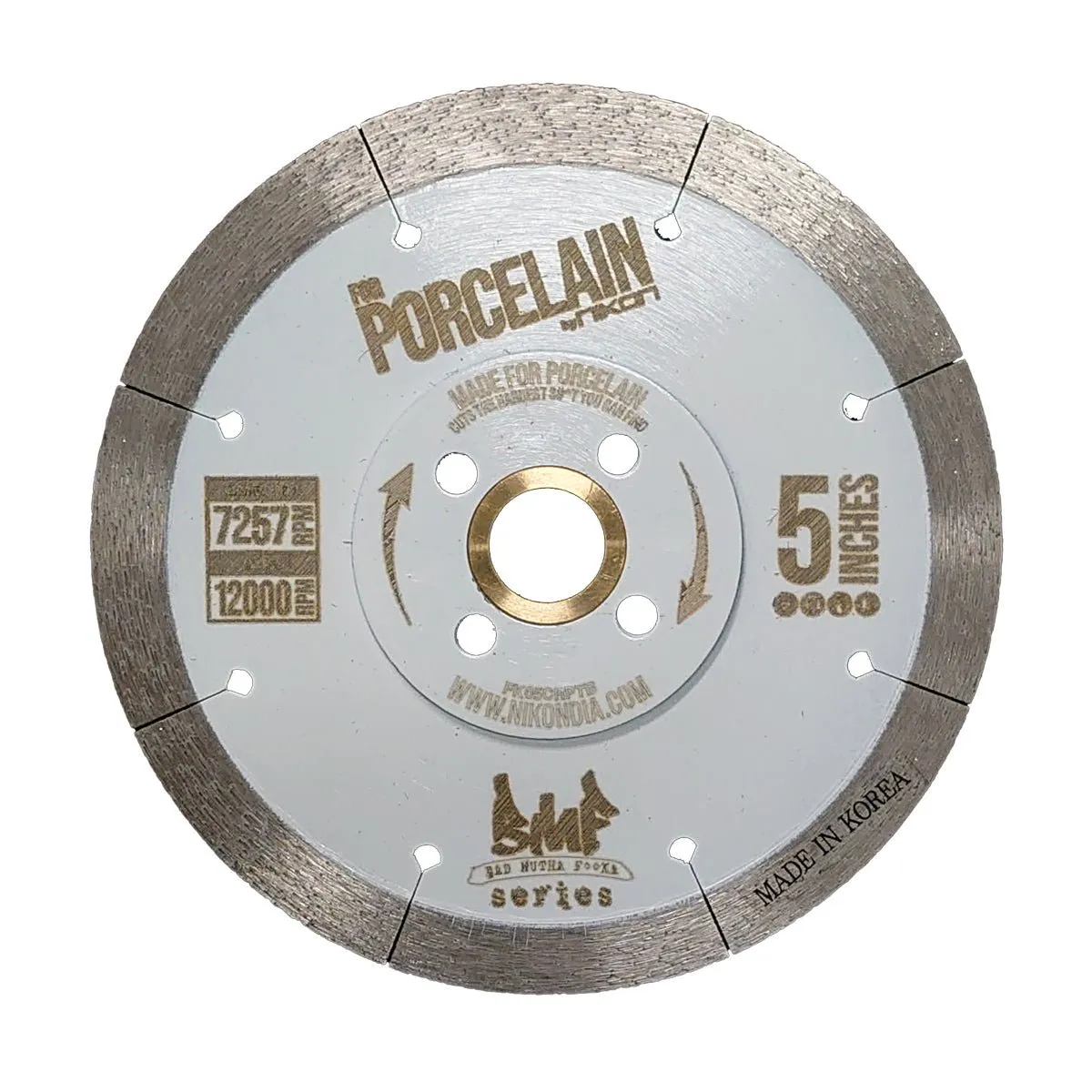 BMF Porcelain Continuous Silent Rim Blade