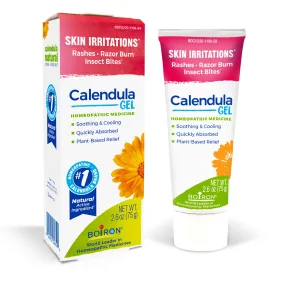 Boiron Calendula, Homeopathic Medicine for Skin Irritations, Rashes, Razor Burn, Insect Bites, 2.6 oz Gel