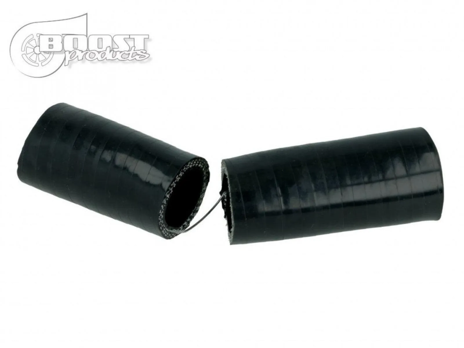 BOOST Products Flex Silicone Hose 45mm (1-3/4") ID, 1m (3') Length, Black