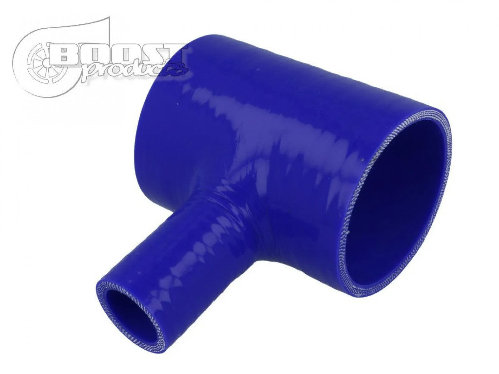 BOOST Products Silicone T-piece Adapter 70mm (2-3/4") ID / 25mm (1") Branch ID / Blue