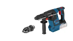 Bosch Cordless Rotary Hammer, 26mm, 18.0V, 4.0Ah, 2.6J, VSR, Brushless, Li-ion, Ex. Battery