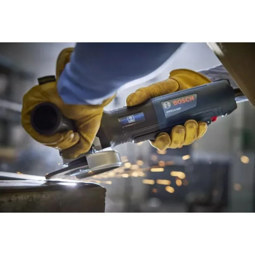 Bosch GWS14-50P 5" Angle Grinder with Lock-On Paddle Switch