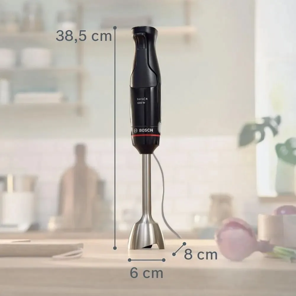 Bosch MSM4B670GB ErgoMaster Series 4 Hand Blender, Black