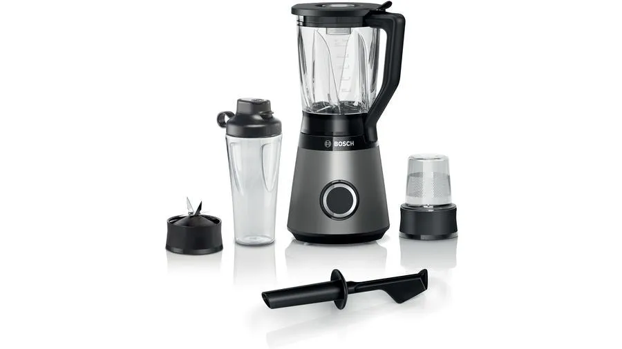 Bosch Serie 4 Mmb6177s Blender 1.5 L Tabletop Blender 1200 W Black, Silver