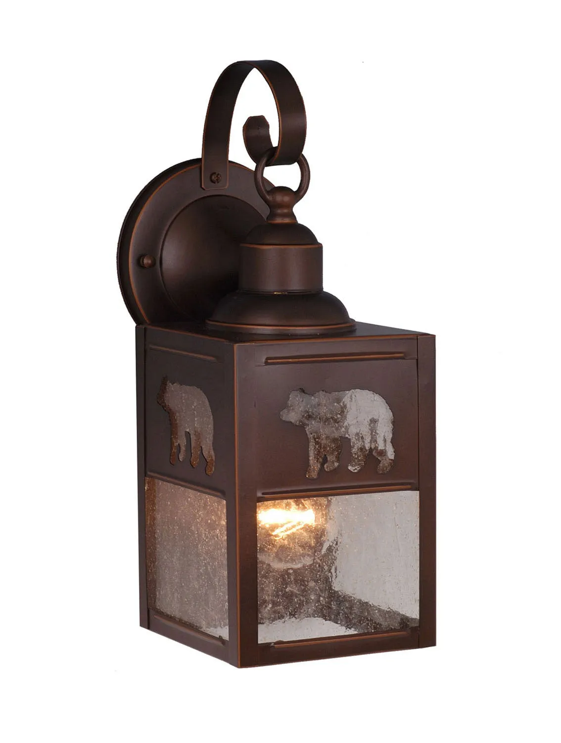 Bozeman 5" Outdoor Wall Light in Burnished Bronze