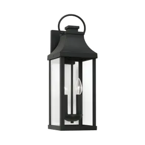 Bradford 2-Light Outdoor Wall Lantern in Black