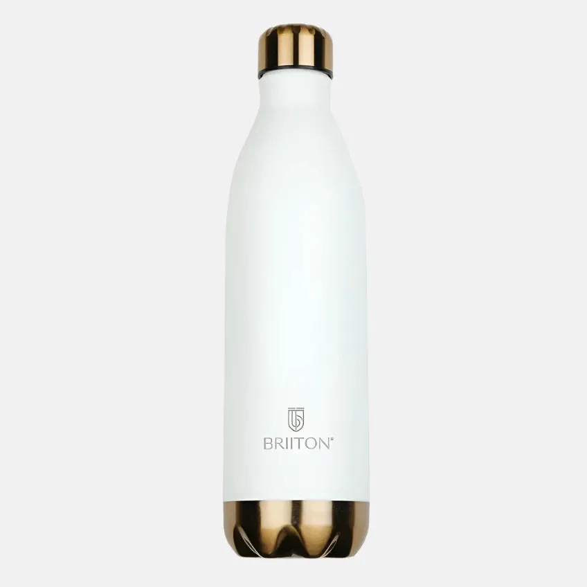 Briiton Flare Cola Stainless Steel Water Bottle 1000ml -Black/White/Dark Grey