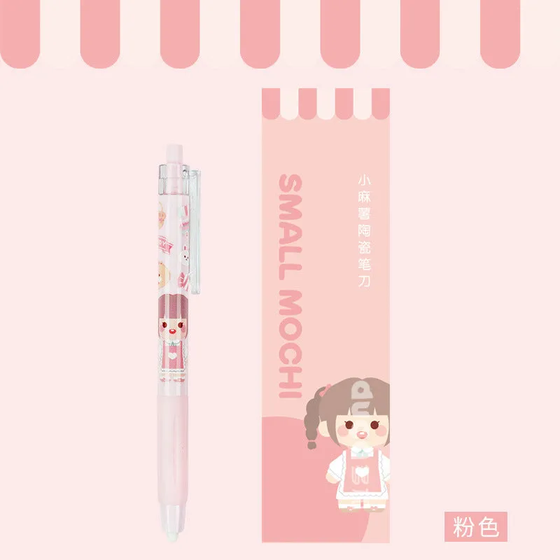 Cartoon cute girl with ceramic knife pen Paper cutter pen#P2230