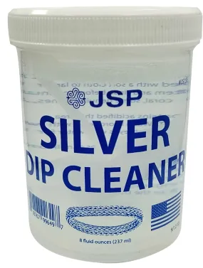 Case of 24 Sterling Silver Dip Cleaner Tarnish Remover 925 Jewelry Cleaning Solution 8oz