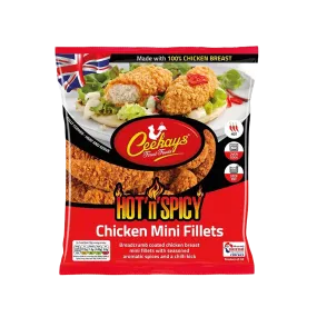 CEEKAYS Hot N Spicy Breaded Mini Fillets 500g (Frozen)