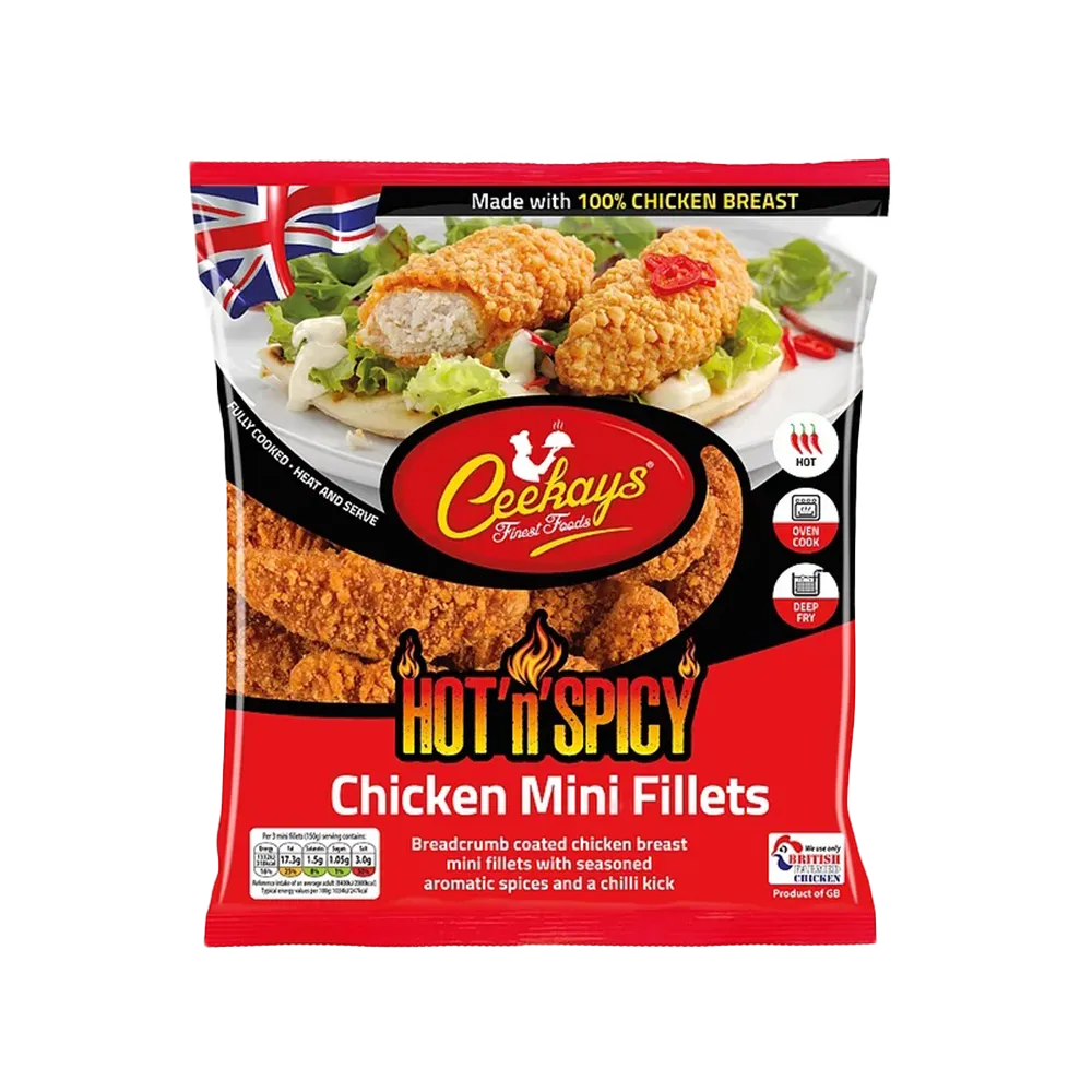 CEEKAYS Hot N Spicy Breaded Mini Fillets 500g (Frozen)